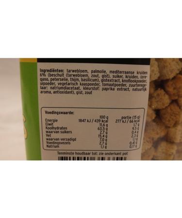 Krexxx Mediterranean Salad Croutons 250g - Crunchy Flavorful Topping for Salads | International Shipping Available - Buy Online on SooperMarket.com