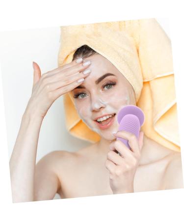 Didiseaon 1pc Facial Cleanser Face Cleansing Brush Cleanser Brush Waterproof Face Brush Deep Cleansing Face Brush Face Cleaning Tool Charging Mode Exfoliating Brush Silica Gel Purple - Buy Online on SooperMarket.com