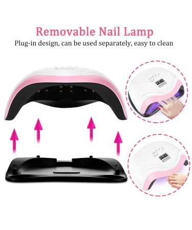 Shop Joyboy 168W UV LED Nail Dryer - Professional Lamp with Smart Timer & LCD Display for All Gel Nails - Buy Online on SooperMarket.com
