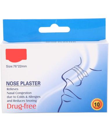 Nasal Strips 10Pcs - Breathable Anti Snoring Patch for Convenient Sleep at Home - Buy Online on SooperMarket.com