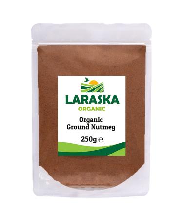 Organic Ground Nutmeg 250g - Warm Nutty Flavour Perfect Autumn Spice Organic Nutmeg Powder Certified Organic