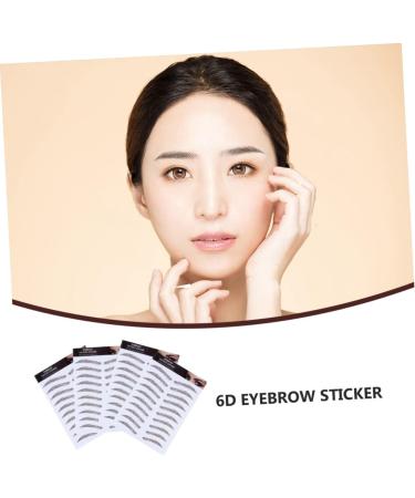 FOYTOKI Authentic Eyebrows 4pcs Stimulation Grooming Tools Natural Girl Hair-like Women Transfer Shaping False Peel Hair- D 21x15cm Brown - Buy Online on SooperMarket.com