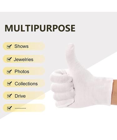 Occan Moisturizing Gloves 30 Pairs - White Cotton Overnight Gloves for Dry Hands, Eczema, Sensitive Skin - Men and Women - Pack of 1 - Buy Online on SooperMarket.com