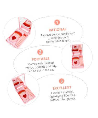 Balacoo 5 Boxes Makeup Brush Set - Travel Makeup Bag & Blending Tools for Women | Synthetic Cosmetic Supplies - Buy Online on SooperMarket.com