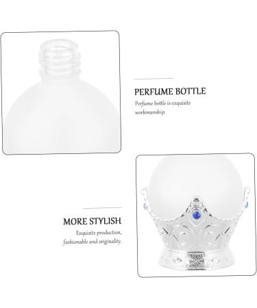 PLAFOPE 1pc Perfume Bottle Scented Cosmetic Sprayer Bottle Refillable Liquid Bottle Empty Perfume Container Mini Spray Bottle Humidifier Empty Glass Composite Material Perfume Rack Travel 9X4X4CM Silver - Buy Online on SooperMarket.com