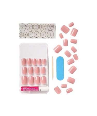 KISS Gel Fantasy Pink Press-On Gel Nails - Ready-to-Wear Manicure - Buy Online on SooperMarket.com