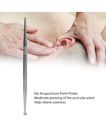 Wooxgehm Ear Acupuncture Dot - Double Head Pain Relief Massager | Rust-Free Shockproof & Ergonomic Design - Buy Online on SooperMarket.com