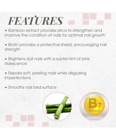 Nail Tek Nail Nutritionist 5 in 1 Bamboo & Biotin Nail Treatment 0.5 oz - Soft and Peeling Nails Solution - Buy Online on SooperMarket.com