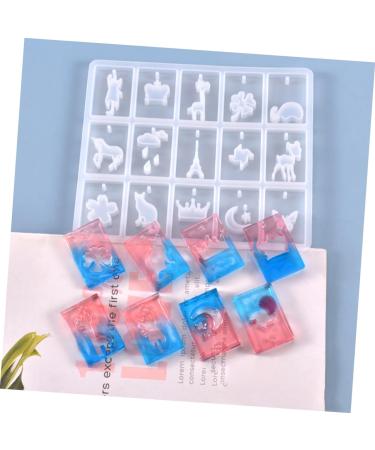 SHINEOFI Pendant Mold Silicone Molds Pendants Hand Mold Keychain Molds Diy Mold Cake Mold Accessories - Buy Online on SooperMarket.com