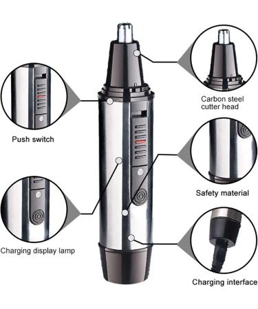 TEMKIN Nose Hair Trimmer - Rechargeable Metal Beard & Ear Cleaner | Precision Nasal Grooming Tool - Buy Online on SooperMarket.com