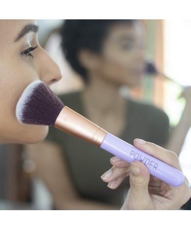 Nicole Miller 10 Piece Makeup Brush Set | Premium Foundation & Eye Brushes | Perfect Gift (Purple - Buy Online on SooperMarket.com