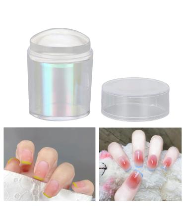 Nail Art Stamper - Portable Sturdy Clear Silicone Nail Stamp for Home & Salon | International Shipping Available - Buy Online on SooperMarket.com