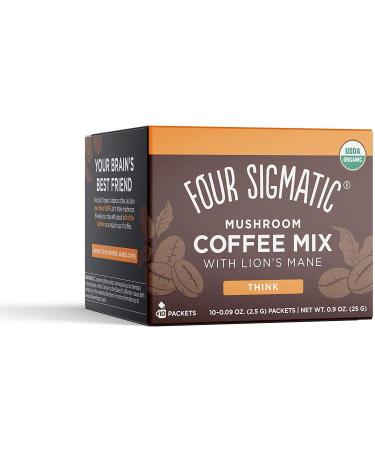 Four Sigmatic Instant Organic Coffee With Mushroom Lion's Mane 10 Sachets