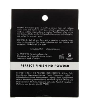 e.l.f. Studio Perfect Finish HD Powder - Translucent 0.28oz (8g) | e.l.f. Cosmetics - Buy Online on SooperMarket.com