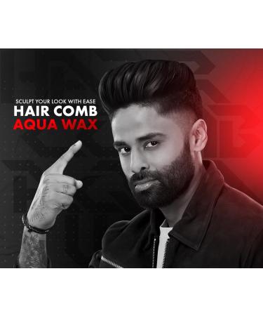 UrbanGabru Aqua Hair Comb Wax - 2-in-1 Men's Styling Wax for Strong Hold & Wet Look | 6.67 Fl Oz - International Shipping Available - Buy Online on SooperMarket.com