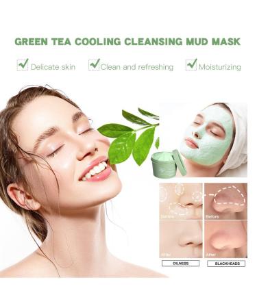 Green Tea Clay Mask - Deep Cleansing Remove Blackheads Shrink Pores | Skin Care for Men & Women - Buy Online on SooperMarket.com