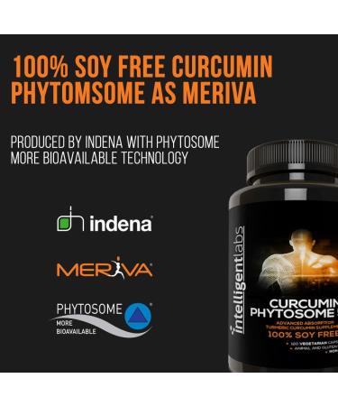 Intelligent Labs Meriva Curcumin Phytosome - 500mg Complex, 2900% Better Absorption, 120 Capsules - Soy Free - Buy Online on SooperMarket.com