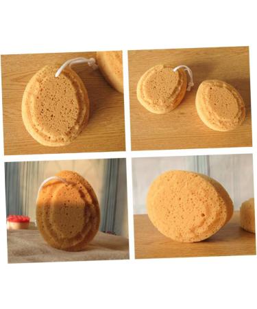 NOLITOY 5pcs Natural Bath Sponge Set | Exfoliating Loofah Pouf & Honeycomb Shower Mitt | Ideal for Adults & Babies | International Shipping Available - Buy Online on SooperMarket.com