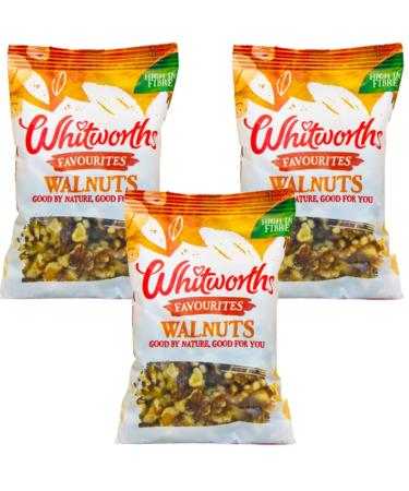 Dried Nuts Bundle with Whitworths Favourites Walnuts 90g (3 Pack)