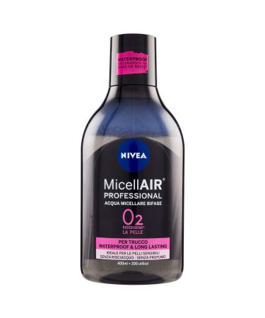 Nivea Micellair Professional micelle water two-phase 400 ml micelle water make-up remover waterproof micelle water with extracts made of black tea
