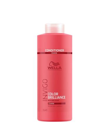 Wella Professionals Invigo Color Brilliance Vibrant Color Conditioner Coarse 1000 ml woody floral citrus 1 piece (1 pack)