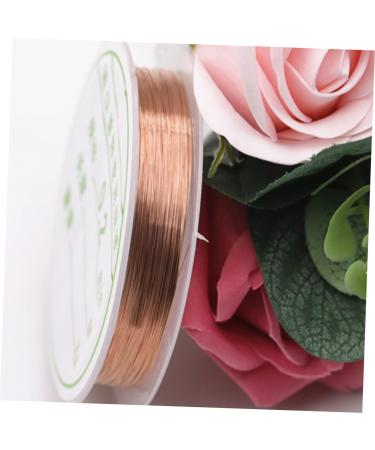Healeved Copper Wire for Accessories Nail Decoration Line Flexible Beading Wire Acrylic Nail Bead Stringing Wire Nail Art Decoration Wire Metal Bracelet Wire Jewelry Wire Gold Thread Golden medium - Buy Online on SooperMarket.com