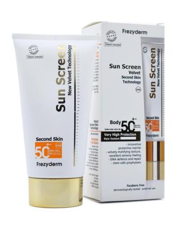 FrezyDerm Sun Screen"Velvet" Second Skin Technology Body SPF50+