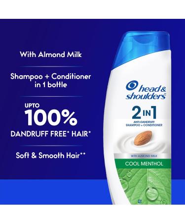 Buy Head & Shoulders Cool Menthol 2-in-1 Shampoo + Conditioner 180ml | International Shipping Available - Buy Online on SooperMarket.com