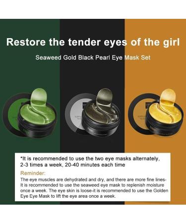 Buy Tumnea Eye Pads - Moisturizing Anti-Aging Eye Masks for Dark Circles & Puffiness | Algae Eye Film - 60 Pairs - International Shipping - Buy Online on SooperMarket.com