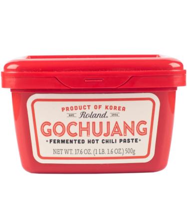 Roland Foods Gochujang, Korean Fermented Hot Chili Paste, 17.6 Oz