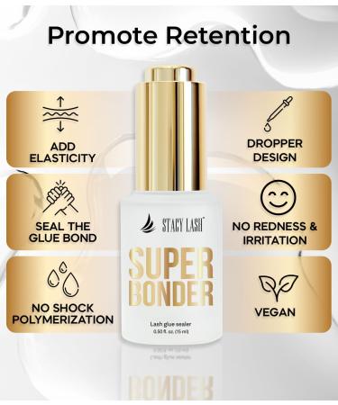 Super Bonder for Lash Extensions - Stacy Lash | Best Eyelash Glue & Primer for Mink Individual Lashes | Pro Lash Extension Supplies - Buy Online on SooperMarket.com