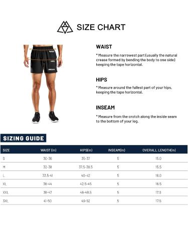 Haimont Men's 5 Inch Dry Fit Running Shorts with Pockets - Water Resistant & Lightweight | Gym Workout Exercise Shorts - Black (Small) - Buy Online on SooperMarket.com