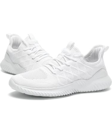 Men's Slip-on Running Shoes - Lightweight Breathable Sneakers for Workout - Size 13, White - Buy Online on SooperMarket.com