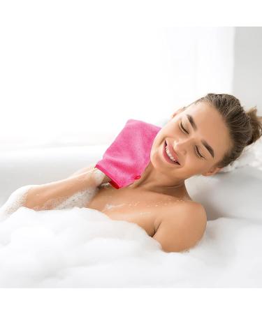 HOGARY 10 PCS Microfiber Body Wash Mitts - Soft Flannel Face Mitten & Bath Spa Cloth - Reusable Makeup Remover Gloves - European Style Wash Cloth (6.8 inch) - 5 Colors - Buy Online on SooperMarket.com