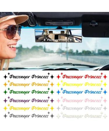 Passenger Princess Sticker Waterproof Vinyl Decal Car Mirror Sticker Window Bumper Rear View Mirror Phone Water Bottle Decor Black Merchandise Decals and Stickers - Buy Online on SooperMarket.com