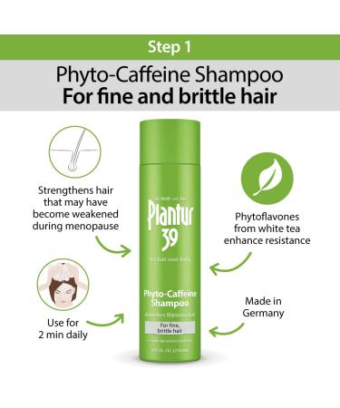 Plantur 39 Phyto Caffeine Women's 3 Step System for Fine Thinning Hair Growth - Shampoo, Conditioner, Tonic - Buy Online on SooperMarket.com