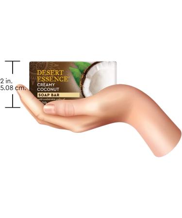 Desert Essence Creamy Coconut Soap Bar - 5 oz Natural Skincare - Buy Online on SooperMarket.com