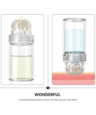 Anti Wrinkle Serum Microneedle Skin Bottle Moisturizing Facial Essence 20- needle for Women Beauty Anti Wrinkle Facial Essence Bottle 5.3x2.3cm - Buy Online on SooperMarket.com
