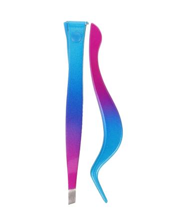 HAPINARY 1 Set Eyebrow Trimming Eyebrow Trimming Clip Eyelash Curler Bevel for Women Facial Hair Fake Eyelashes Facial Hair Removal Gradient face