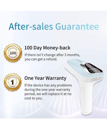 VEME IPL Hair Removal Device for Women - Permanent, Painless Hair Remover with 5 Energy Levels - 500,000 Flashes - Blue & White - Buy Online on SooperMarket.com