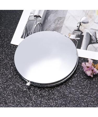 Beaupretty Round Compact Mirror with Rhinestone Red Lips and High Heels Design - Portable Mini Makeup Mirror for Women and Girls - Buy Online on SooperMarket.com