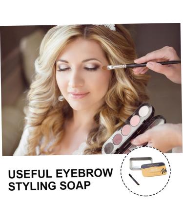 PLAFOPE 2 Pcs Eyebrow Styling Cream Brow Wax Eyebrow Soap Eyebrow Shaping Wax Lip Gloss Kit Wax Stick - Buy Online on SooperMarket.com