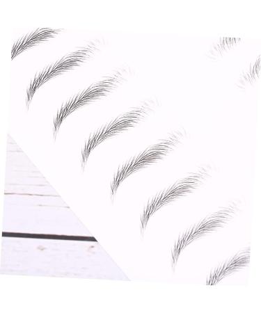 Beavorty 2 Sheets Waterproof Stickers Realistic Eyebrow Transfer Eyebrow Stickers 4d Disposable Tool - Buy Online on SooperMarket.com