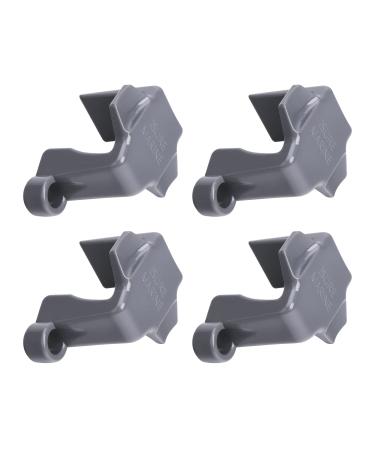 Watayo 4 PCS Pontoon Boat Fender Clips -Boat Bumper Clips Adjusters -Pontoon Boat Square Rail Fender Hanger for Docking