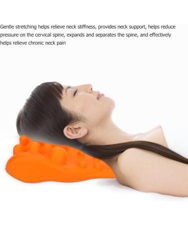 Neck Traction Cushion - Soft Foam Device for Gentle Stretching & Neck Pain Relief with Massage Points - Buy Online on SooperMarket.com