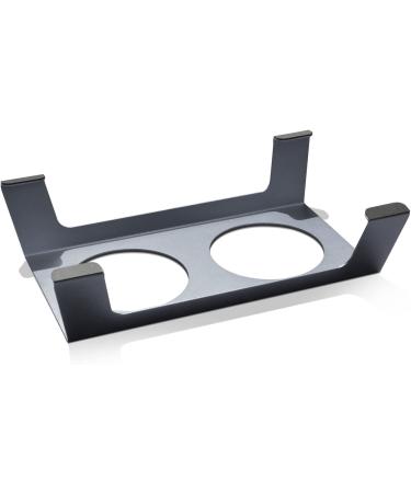 PetFusion Elevated Dog and Cat Bowls - Premium Anodized Aluminum Feeder with US Food Grade Stainless Steel Raised Bowls (Short 4 Metallic Gray) - Buy Online on SooperMarket.com
