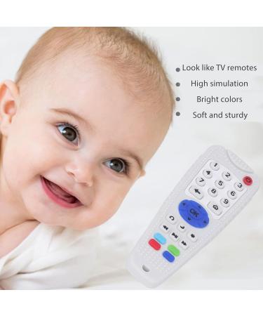 Silicone Baby Teething Toy - Beige Remote Control Teether with Bright Colors for Daily Use - Buy Online on SooperMarket.com