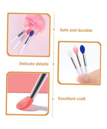 24pcs Translucent Lip Balm & Makeup Brush Set - Silicone Lip Applicator Wands for Lip Gloss Tint & Mask - Portable Beauty Tools for Flawless Lips - Buy Online on SooperMarket.com