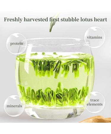 Lotus Seed Core Tea for Men Liver and Kidney Care Tea Men's Conditioning Tea Liver Care Tea Health Tea Men's Essentials Pure Chinese Herbal Tea Dried Lotus Plumule Lotus Embryo Tea (60g 1PC) - Buy Online on SooperMarket.com