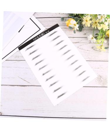 Mikinona Eyebrow Stickers 2 Pairs Makeup Stencil Waterproof Makeup Eyebrow Sticker Brow Tatoo Supplies 6d The Lazy Disposable - Buy Online on SooperMarket.com